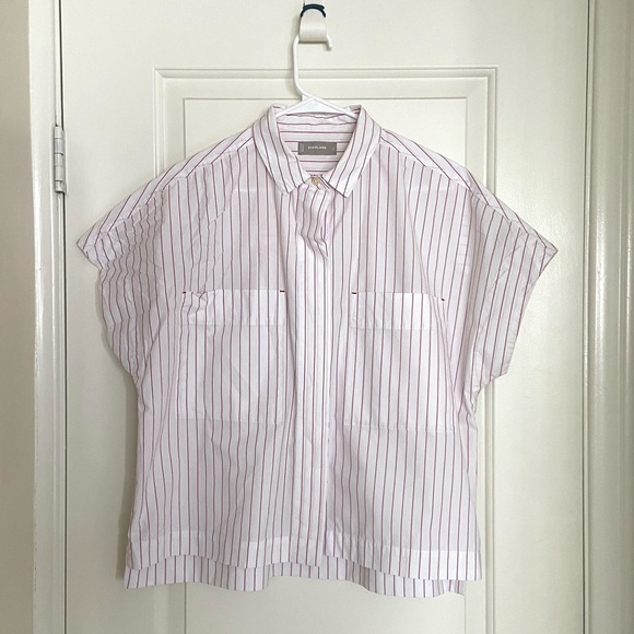EVERLANE The Short-Sleeve Box Shirt, L - Picture 1 of 8